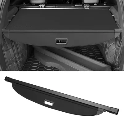Image de Couverture De Coffre Rétractable Pour Kia Sportage, Étagère De Coffre Arrière, Cache-Bagages De Sécurité, Couverture De L'Écran De Tonneau, Toile, Noir Brillant