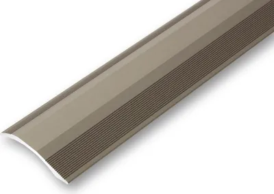 Produktbild von (17,84EUR/m) Übergangsprofil Höhenausgleichsprofil 45 x 1700 mm Edelstahl-Look selbstklebend Nahtdeckprofil Dehnungsfugenprofil Abdeckleiste  AnpassungsprofilHöhenausgleich 2-20 mm