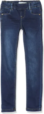 Produktbild von NKFPOLLY DNMTORAS 3238 LEGGING NOOS Dark Blue Denim 128