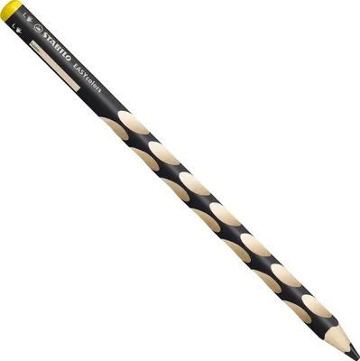 Image de Crayon de couleur ergonomique pour gauchers - STABILO EASYcolors - crayon simple - noir