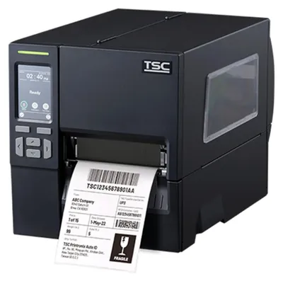 Immagine prodotto di MB341T - Stampante per etichette, trasferimento termico, 300 dpi, larghezza di stampa 108 mm, display, USB + RS232 + Ethernet