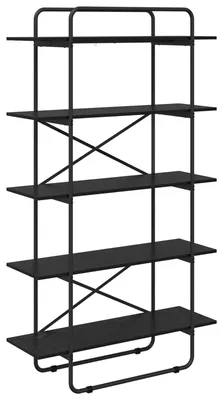 Produktbild von Bücherregal 5 Ebenen 100 x 35 x 175,5 cm Holzwerkstoff