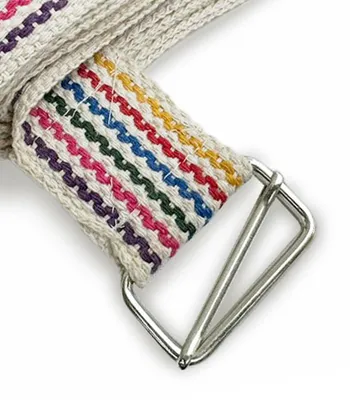 Immagine prodotto di Yogagurt con fibbia metallica, regolabile, disponibile in vari colori, ideale per tappetini da yoga