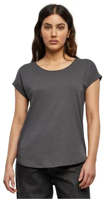 Produktbild von Build Your Brand Damen Long Slub Tee – Locker geschnittenes T-Shirt mit Cut-on-Ä
