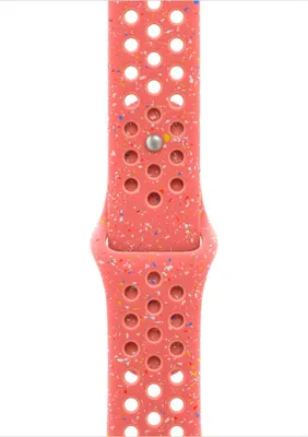 A close-up view of a smartwatch band.