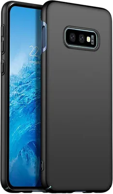 Image de Galaxy S10e Case, Thin Matte PC Anti-Fingerprint Protective Case for Samsung Galaxy S10e Black
