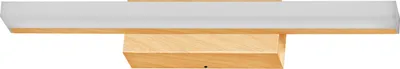 Obrázek produktu pro Svítidlo OSRAM Orbis Mirror v dekoru dřeva, 40 cm, hliníkový kryt, 6,8 W, 650 lm, krytí IP44, teplota barev nastavitelná pomocí Click CCT (4000 K a 3000 K), stmívatelné pomocí dotykového ovládání