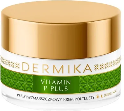 Obrázok produktu pre Dermika Vitamin P Plus Hipoalergiczny krem półtłusty na dzień i na noc, 50ml