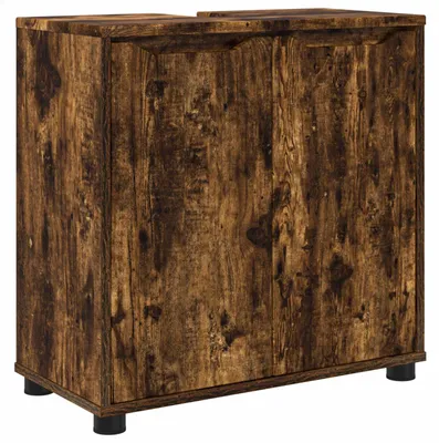 Immagine prodotto di vidaXL Mobile lavabo da bagno in rovere fumé 60 x 30 x 60 cm