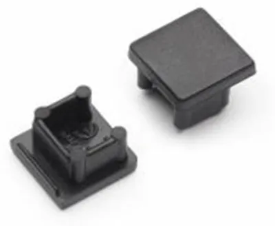 Produktbild von Endkappen 2er Set für Aufbauprofil micro Typ A Schwarz