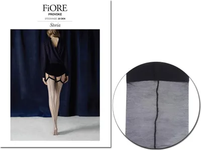 Produktbild von Vintage Fiore Nahtstrümpfe 3 Black