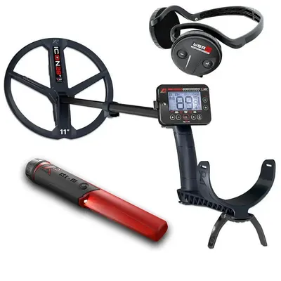 Produktbild von XP Icon WSA ST Metalldetektor, 28cm Suchspule, WSA ST Kopfhörer, MI-6, FMF Multifrequenz (ICON-28FMFRCWSASTMI6)