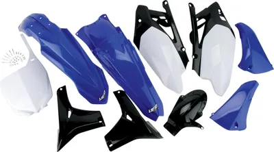 Produktbild von Kunststoffsatz Für Yamaha Yzf 450 '10 Farbe Oem (Weiss/Blau/Schwarz) (Ya309E999)