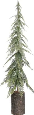Obrázek produktu pro Slídové ozdoby Vánoční dekorace Dekorace stromeček - 25x25x95 cm - Polyethylen - Zelený