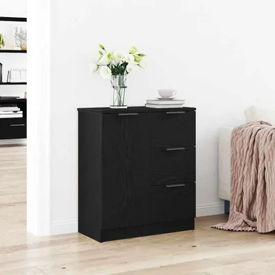 Obrázek produktu pro vidaXL Příborník vzhled černého dubu 60 x 30 x 70 cm materiál na bázi dřeva