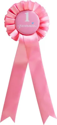 Immagine prodotto di Coccarda Ponnie per il vincitore - rosa