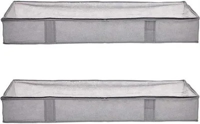 Produktbild von Famanu Aufbewahrungsbox Kunststoff mit Griffen - Blau, 30×20×12 cm