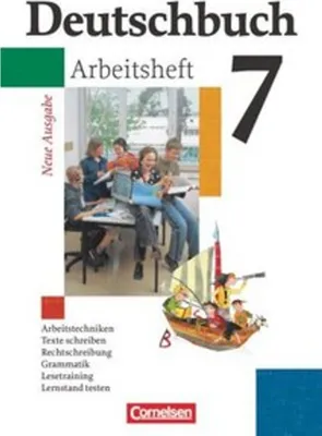 Immagine prodotto di Deutschbuch Gymnasium 7. Schuljahr. Arbeitsheft mit Lösungen. Allgemeine Ausgabe. Neubearbeitung
