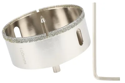 Immagine prodotto di Punta da trapano diamantata da 110 mm per vetro, piastrelle e marmo
