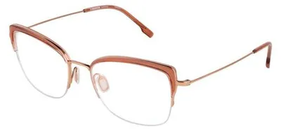 Zdjęcie produktu dla Okulary Rodenstock Schmetterling wykonane z tytanu beta, w kolorach różowym i różowym złocie, dla kobiet, model Bri