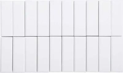 Produktbild von MAUL Magnet MAULpro Rechteck 20 Stück 1 kg Kunststoff Ferrit bruchsicher lackiert 5.3 x 1.8 x 1 cm weiß
