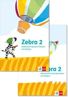 Obrázok produktu pre Zebra 2. Paket: Arbeitsheft Sprache Förderheft, Arbeitsheft Lesen/Schreiben Klasse 2