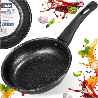Produktbild von Vilde | Bratpfanne Ø 16 cm - Gas und Elektro - Antihaft kleine Pfanne - Spülmaschinenfest - BASIC LINE