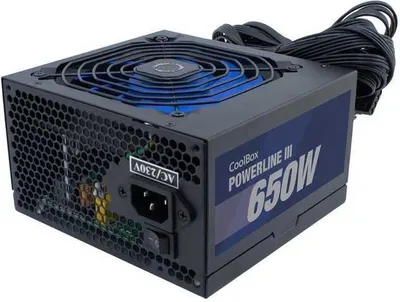Image de Coolbox Powerline Lll 650w Bloc d'alimentation bleu One Size / EU Plug 220V bleu One Size