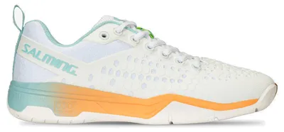 Produktbild von Salming Eagle Indoor Handballschuhe Hallenschuhe weiß/blau/orange 1230104-0703, Schuhgröße:40 2/3 EU