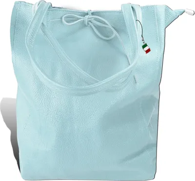 Produktbild von Florence Tasche hellblau Leder Shopper D2OTM107H