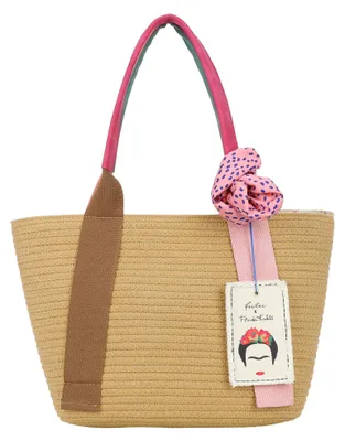 Image de Fritzi aus Preußen sac à épaule sac shopper Fritzi x Frida Kahlo Shopper Happy Summer beige