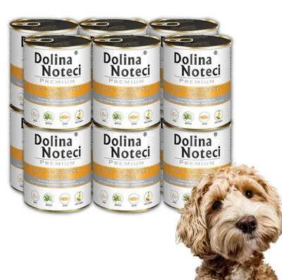 Produktbild von Dolina Noteci Premium Nassfutter für Hunde Ente mit Kürbis 12x400g