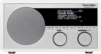 Produktbild von TechniSat DigitRadio 400 DAB+ Internetradio WLAN Blutooth weiss