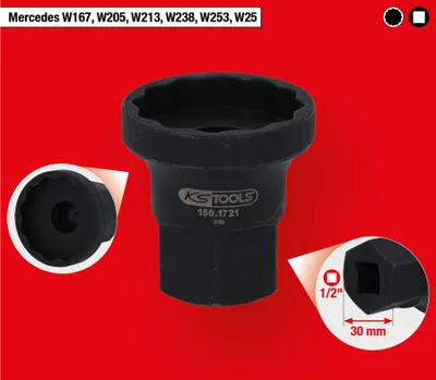 Immagine prodotto di KS TOOLS Presa speciale per giunto sferico Mercedes, 30mm - 150.1721