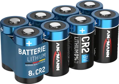Produktbild von ANSMANN Batterien CR2 Lithium, 8 Stück, Spezial