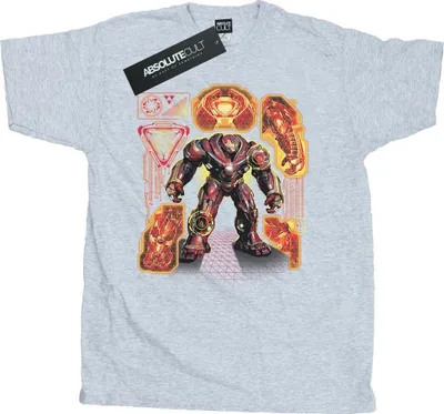 Produktbild von Marvel - "Avengers Infinity Warbuster" T-Shirt für Herren BI12322 (S) (Grau)
