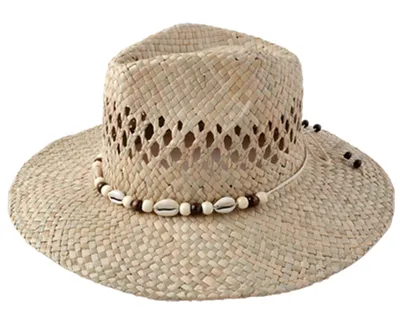Produktbild von Cowboy Strohhut Muschel