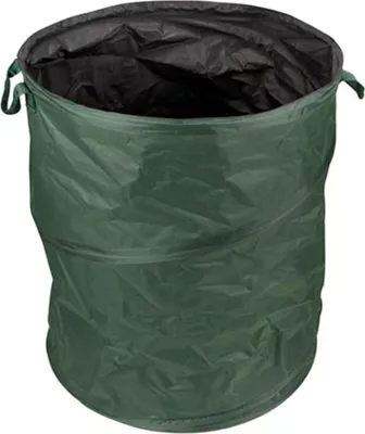 Produktbild von Perel Gartensack, faltbar, 85 l, Griffe, dunkelgrün/schwarz, wasserabweisend