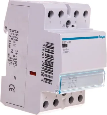 Productafbeelding van Hager installatieschakelaar 40A ESC441, 4-polig, 230V