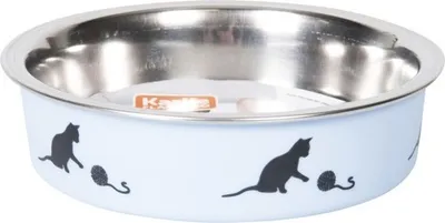 Zdjęcie produktu dla Miska dla kota Karlie Ascar 10 cm 160 ml niebieska