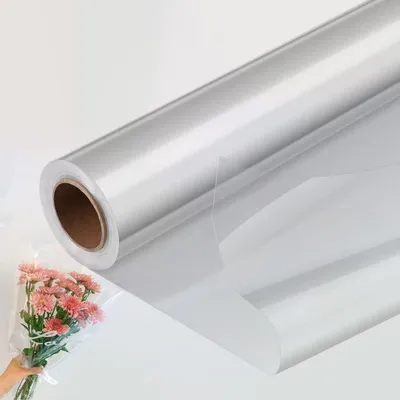Obrázek produktu pro Průhledná fólie na balení dárků, 30 metrů x 43 cm, transparentní