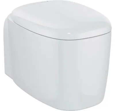 Produktbild von VitrA Wand-WC Plural Flush 2.0 Tiefspüler ohne Spülrand weiß glänzend mit antibakterieller VitrA Hygiene Glasur + VitrA