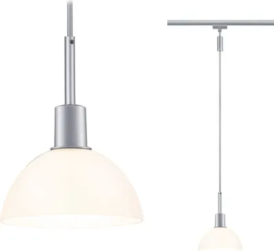 Produktbild von URail Pendel Sarrasani  E14  max. 20W  dimmbar 230V Chrom matt, Opal