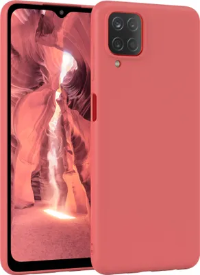 Produktbild von EAZY CASE - TPU Hülle für Samsung Galaxy A12, TPU Case stoßfeste Handyhülle, weiches Cover mit Kameraschutz, Silikonhülle in Rot