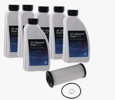 Produktbild von ZF GETRIEBE Ölwechselkit für Automatikgetriebe Satz Doppelkupplungs 7 Gang 6L für VW Golf VII Schrägheck (5G1, BQ1, BE1, BE2) DQ-500