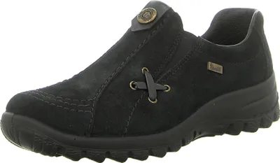 Produktbild von Rieker Halbschuh Schwarz Veloursleder Größe: 39 Normal