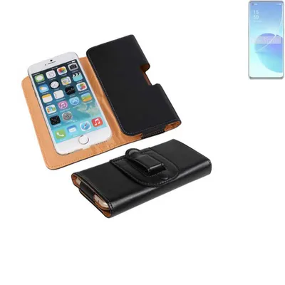 Produktbild von K-S-Trade Schützhülle Handyhülle kompatibel mit Sharp Aquos R8s Holster Gürtel Tasche Schutzhülle Handy-Tasche Smartphone Case Seitentasche