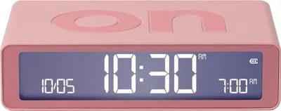 Lexon LR157P4 Digital-Wecker Flip Classic Rosa 1