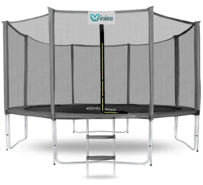 Obrázek produktu pro INLEA PREMIUM Jump Trampolína 366 cm s vnější ochrannou sítí - šedá