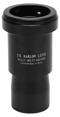 Produktbild von 1,25 Zoll 5X Barlowlinse Optisches Glas Vollmetall für astronomisches Teleskopzubehör